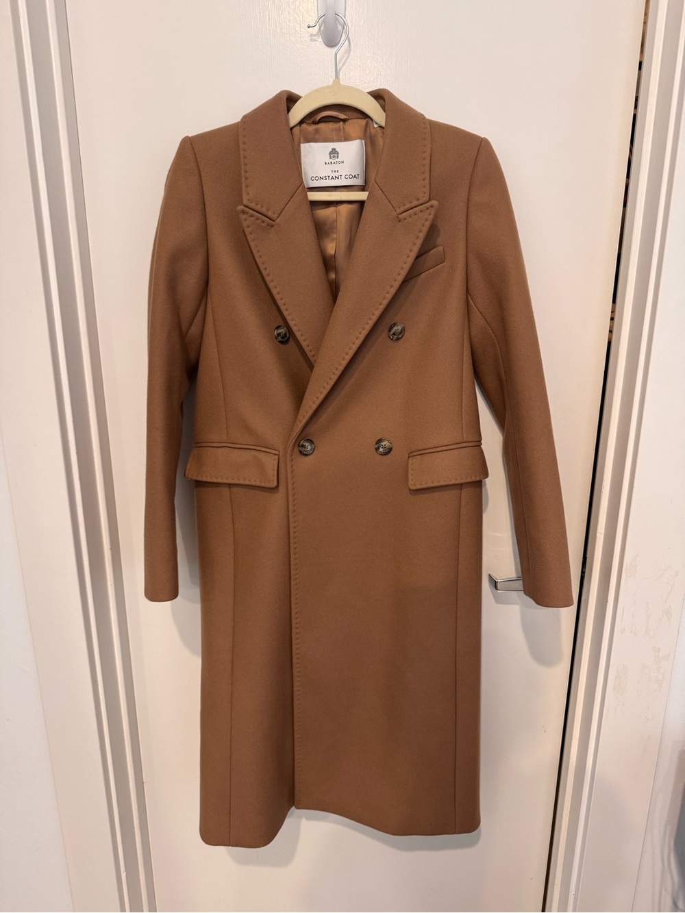 Aritzia Babaton The Constant Coat in Classic Camel